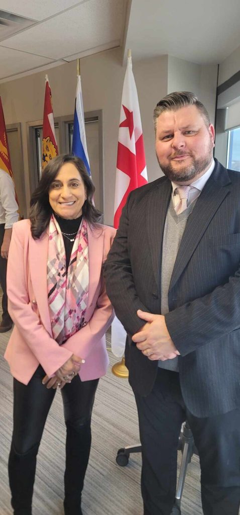 Chris McKee and Anita Anand