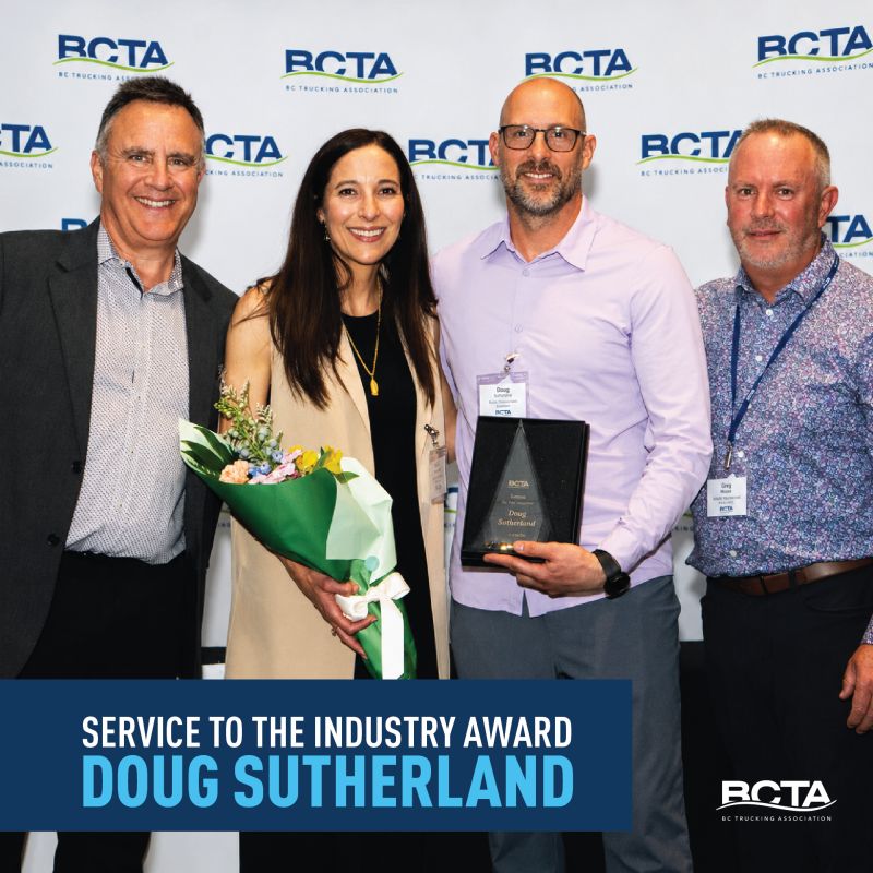 Doug Sutherland Receives BCTA’s 2026 Service to the Industry Award